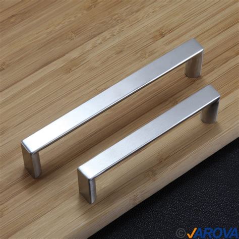 brushed stainless steel kitchen cabinet handles|stainless steel kitchen knobs pulls.